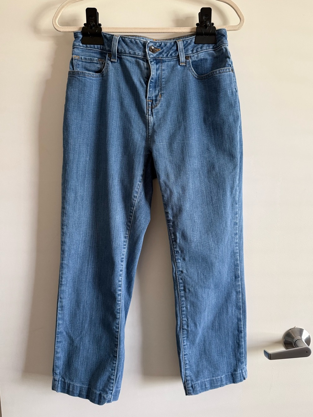 L.L. Bean Classic Fit Straight Leg Stretch Jeans Petite